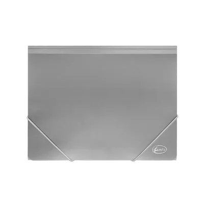 Teczka z gumką a4 FOROFIS 91168 szara plastik 0.6mm