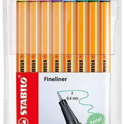 Cienkopis STABILO point 88/8-01 mix*8 0.4 8szt
