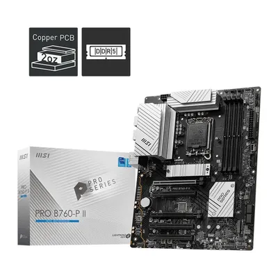 Msi płyta główna pro b760-p ii s1700 4ddr5 dp/hdmi atx