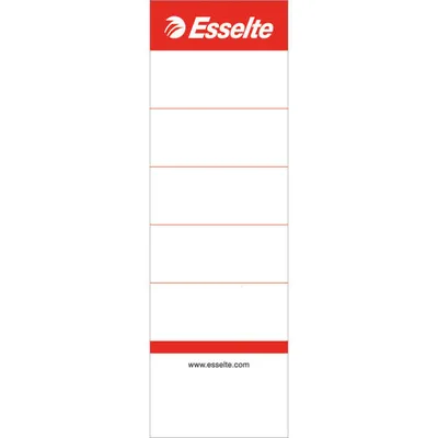 Etykiety do segregatora wsuwane 50x158mm ESSELTE 81080 biały 100szt