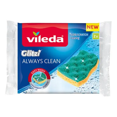 Zmywak wiskozowy Vileda glitzi always clean vi168527 2 szt