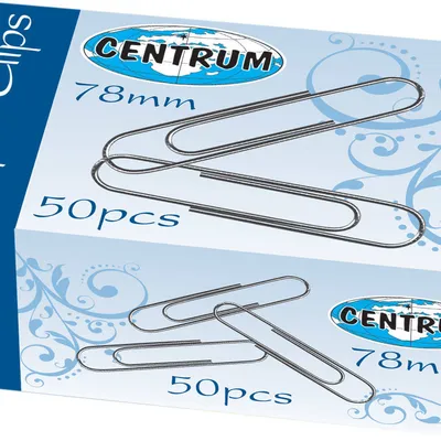 Spinacze okrągłe 78mm CENTRUM 80075 50szt