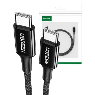 Kabel usb-c do usb-c UGREEN 15276, 1,5m (czarny)