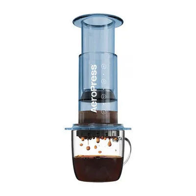 Aeropress clear blue - zaparzacz do kawy niebieski