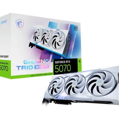 Msi karta graficzna geforce rtx 5070 12g gaming trio oc white gddr7 192bit