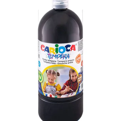Farba tempera Carioca 40430/02 170-2642 1000ml czarna