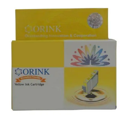 Tusz zamienny ORINK lc1220/1240y żółty 16 ml