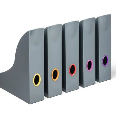 Zestaw pojemników na katalogi z uchwytem a4 DURABLE varicolor 770657 5 sztuk