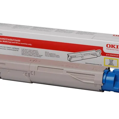 Toner oryginalny OKI c3450-ty 43459329 yellow 2500 stron