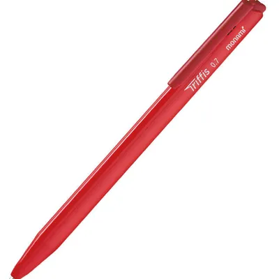 Długopis automatyczny Monami triffis 160-2420 czerwony 0.7mm