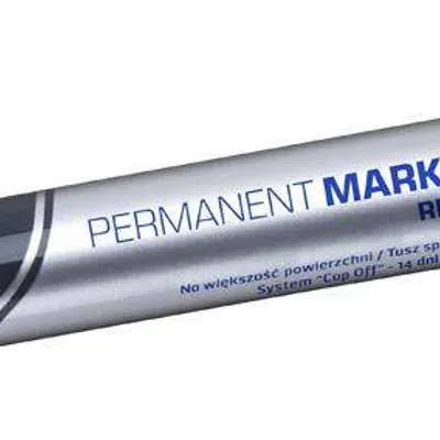 Marker permanentny RYSTOR rmp-1c 458-002 niebieski okrągła k. 1.5mm
