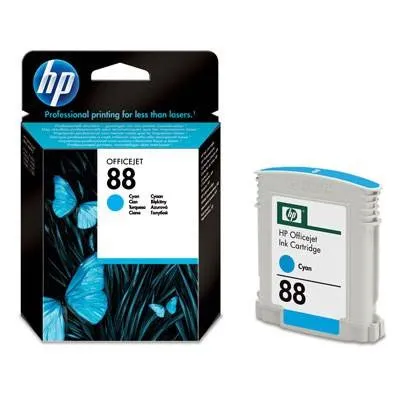 Tusz oryginalny HP88c c9386ae cyan 10 ml po terminie