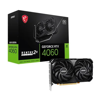 Msi karta graficzna geforce rtx 4060 ventus 2x black oc 8gb gddr6 128bit