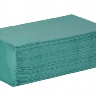Ręcznik papierowy jednowarstwowy makulatura zz 19507 zielony 200 listków 20 szt.