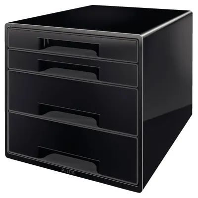 Pojemnik z szufladami 287x363x270mm LEITZ 52521095 czarny 4 szuflady