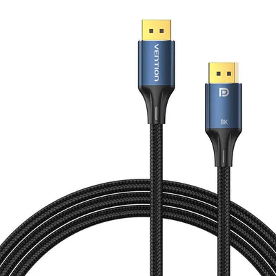 Kabel displayport 1.4 Vention hceli 3m, 8k 60hz/ 4k 120hz, niebieski
