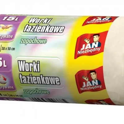 Worki łazienkowe JAN NIEZBĘDNY kość słoniowa 15l 26 szt