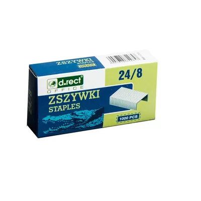 Zszywki D.RECT 24/8 1000szt