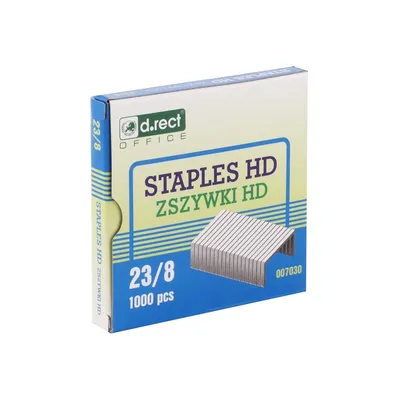 Zszywki D.RECT hd 23/8 1000szt
