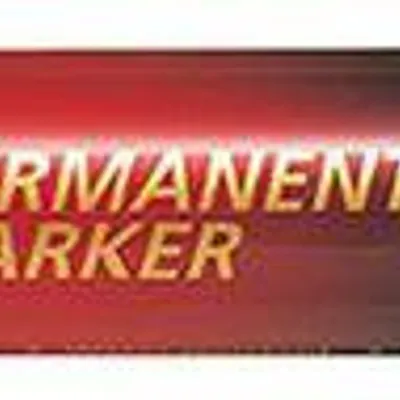 Marker permanentny PILOT sca-400-r czerwony ścięta 4.5mm