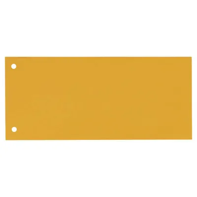 Przekładki 1/3 a4 ESSELTE 624448 żółty karton 180g 100szt