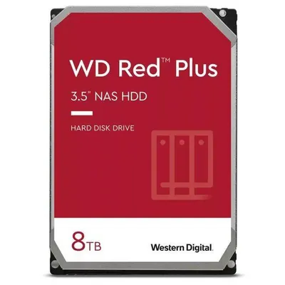 Western digital dysk twardy red plus 8tb 3,5 cala cmr 256mb/5640rpm class