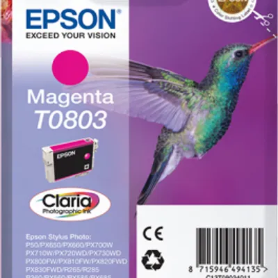 Tusz oryginalny EPSON t0803 c13t08034011 magenta 7,4 ml
