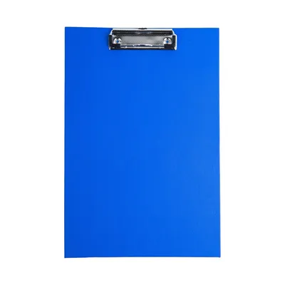 Deska z klipem a5 D.RECT niebieska pvc