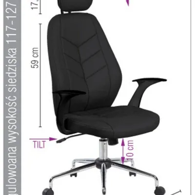 Fotel biurowy OFFICE PRODUCTS tenerife czarny