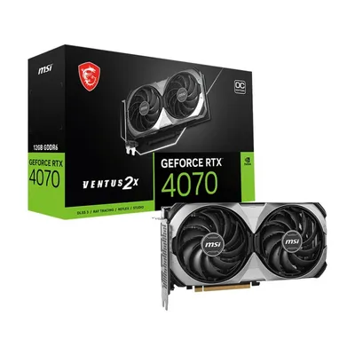 Msi karta graficzna geforce rtx 4070 ventus 2x e1 12g oc gddr6 192bit 3dp