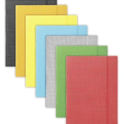 Teczka z gumką a4 DONAU żółta w kratę karton 400 g/m²