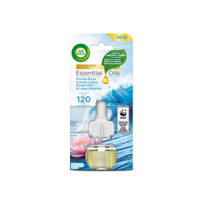 Wkład do odświeżacza air wick electric morska bryza&kwiat lotosu 19ml