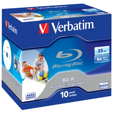 Płyta bd-r 25gb 6x VERBATIM 43713 jewel 10 szt.