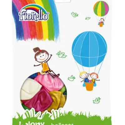 Balony 10" Fiorello 170-1678 metaliczny mix kolorów 100szt