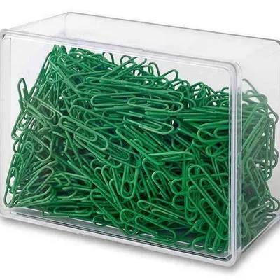 Spinacze okrągłe 28mm VICTORY OFFICE PRODUCTS 6028kp800-15 zielone metalowepowlekane w pojemniku plastikowym 800szt