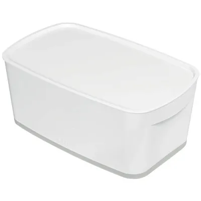 Pojemnik do przechowywania 318x191x128mm LEITZ mybox z pokrywą 52291001 biały
