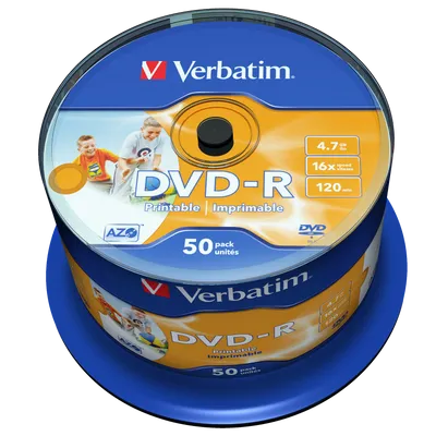Płyta dvd-r 4,7gb 16x VERBATIM datalife plus 43533 cake 50 szt.