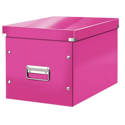 Pudło do przechowywania 320x360x310mm LEITZ click & store wow cube 61080023 różowy