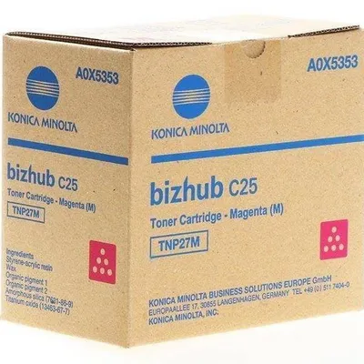 Toner oryginalny minolta tnp27m a0x5353 magenta 6000 stron