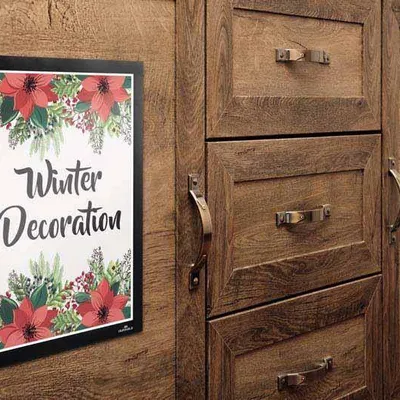 Ramka samoprzylepna a4 DURABLE duraframe wallpaper 484301 czarna do delikatnych powierzchni / np.. tapeta / drewno