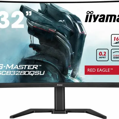 Iiyama monitor g-master 31.5 cala gcb3280qsu-b1 va,qhd,165hz,1500r,0.2ms,2xhdmi,2xdp