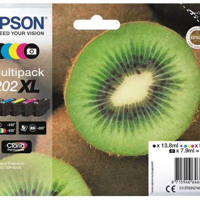 Tusz oryginalny EPSON t02g7 c13t02g74010 cmyk 47,2 ml po terminie