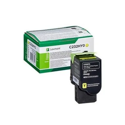 Toner oryginalny LEXMARK c232hy0 yellow 2300 stron