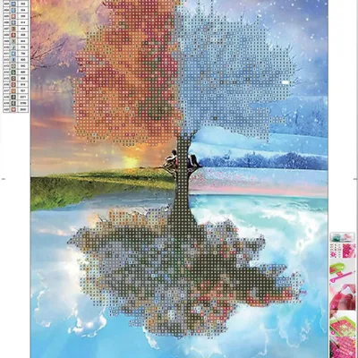Mozaika diamentowa 5d pejzaż 30x40cm CENTRUM 89630