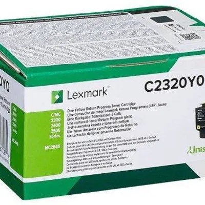 Toner oryginalny LEXMARK c2320y0 yellow 1000 stron