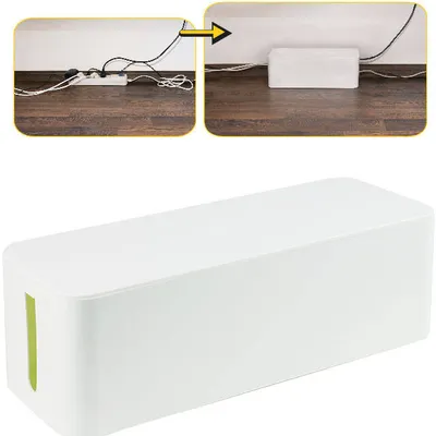 Pojemnik na kable 405x155x135mm Yellow One yl-pk405b 120-1935 biały plastikowy