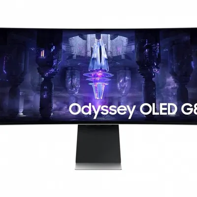 Samsung monitor 34 cale ls34bg850suxen oled 3440x1440 ultrawqhd 21:9 1xmicrohdmi/1xminidp/2xusb-c (65w) 0,1ms zakrzywiony wifi/bt has 175hz smart gami