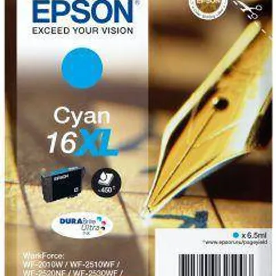 Tusz oryginalny EPSON t1632 c13t16324012 cyan 6,5 ml