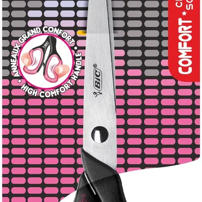 Nożyczki 160mm BIC comfort 9262811 mix gumowany