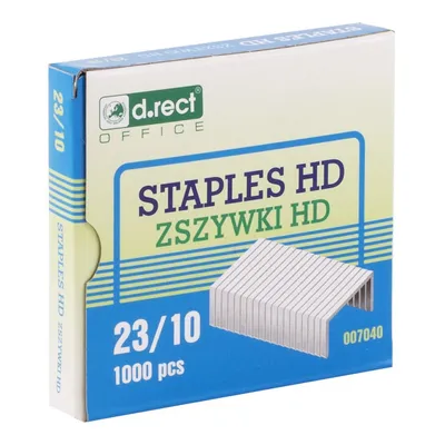 Zszywki D.RECT hd 23/10 1000szt